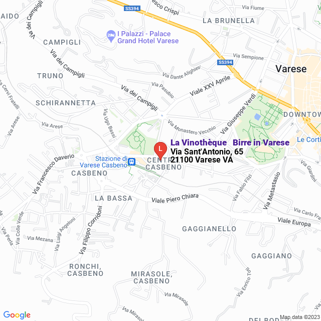 apri la mappa di La Vinothèque - Birre in Varese