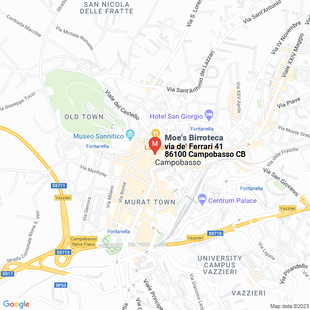 apri la mappa di Moe‘s Birroteca