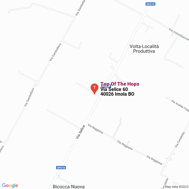 apri la mappa di Top Of The Hops