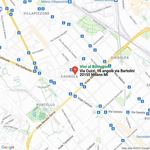 apri la mappa di Vini al Bottegone