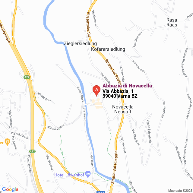 apri la mappa di Abbazia di Novacella
