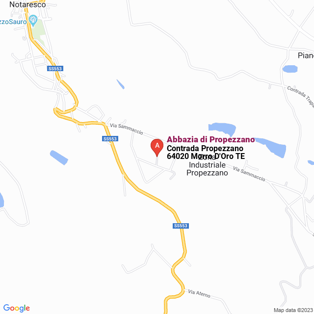 apri la mappa di Abbazia di Propezzano