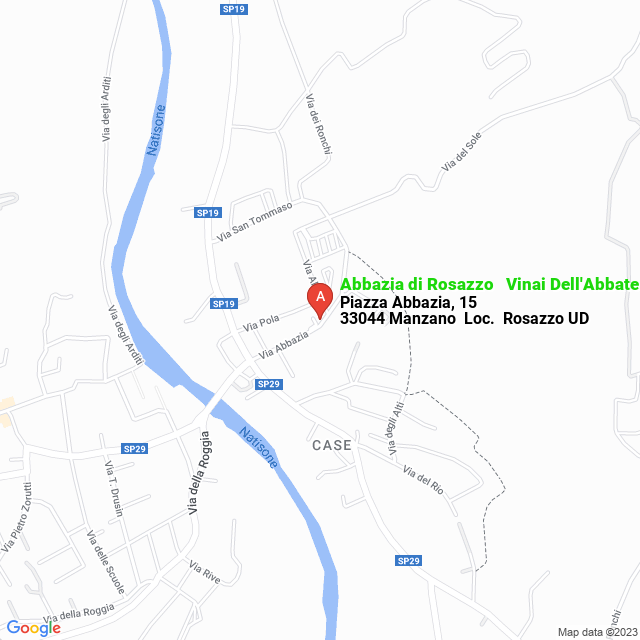 apri la mappa di Abbazia di Rosazzo - Vinai Dell‘Abbate S.r.l.