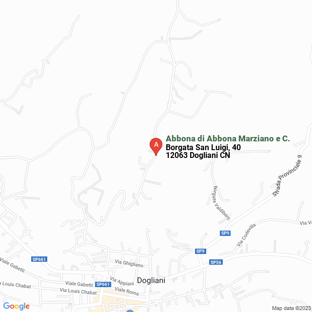 apri la mappa di Abbona di Abbona Marziano e C.