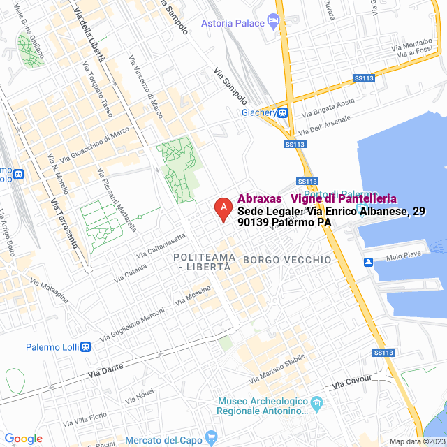 apri la mappa di Abraxas - Vigne di Pantelleria
