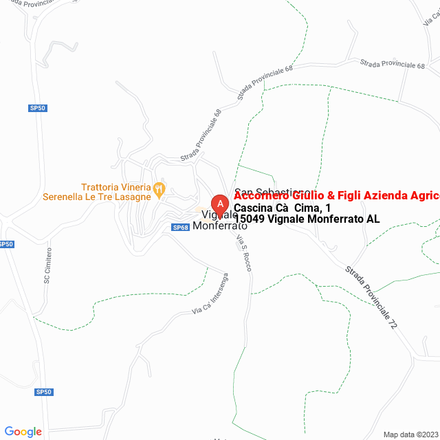 apri la mappa di Accornero Giulio & Figli Azienda Agricola