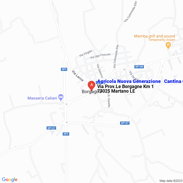 apri la mappa di Agricola Nuova Generazione - Cantina Campi Latini