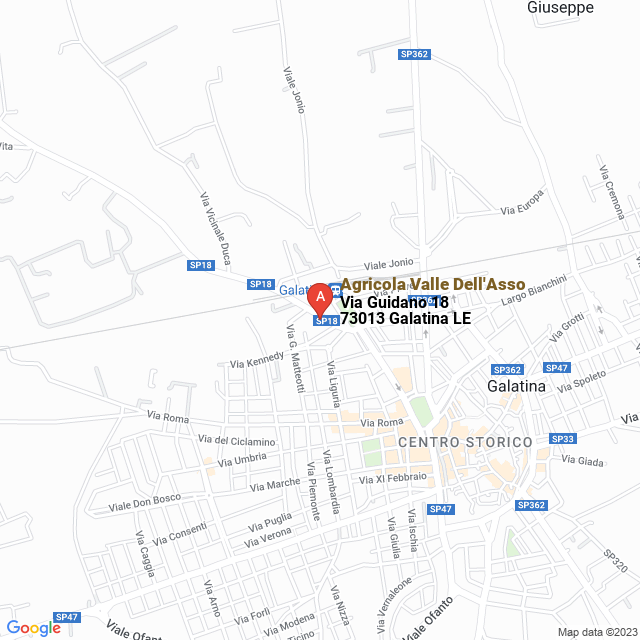 apri la mappa di Agricola Valle Dell‘Asso