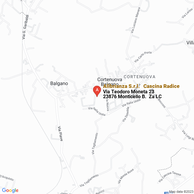 apri la mappa di Alibrianza S.r.l. - Cascina Radice