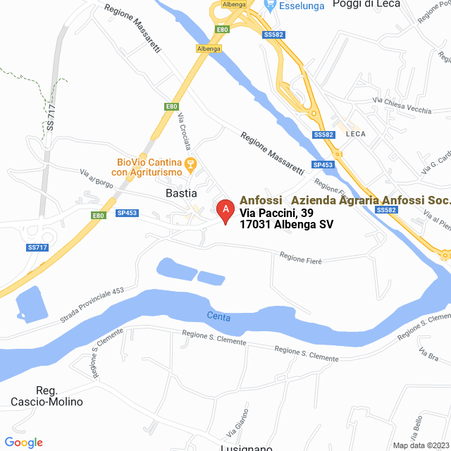 apri la mappa di Anfossi - Azienda Agraria Anfossi Soc. Agr.