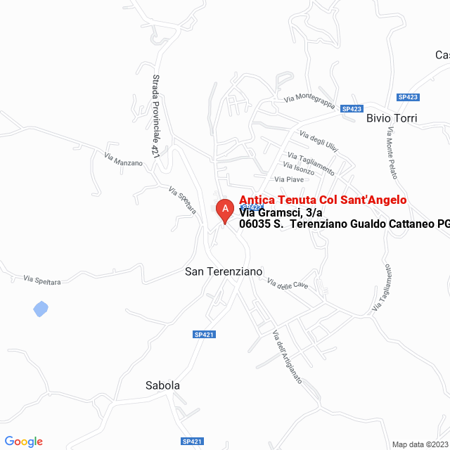 apri la mappa di Antica Tenuta Col Sant‘Angelo