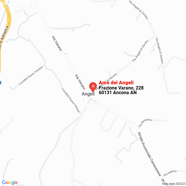 apri la mappa di Arco dei Angeli