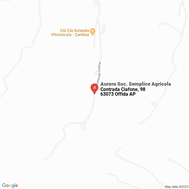 apri la mappa di Aurora Soc. Semplice Agricola
