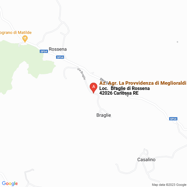 apri la mappa di Az. Agr. La Provvidenza di Meglioraldi Stefano