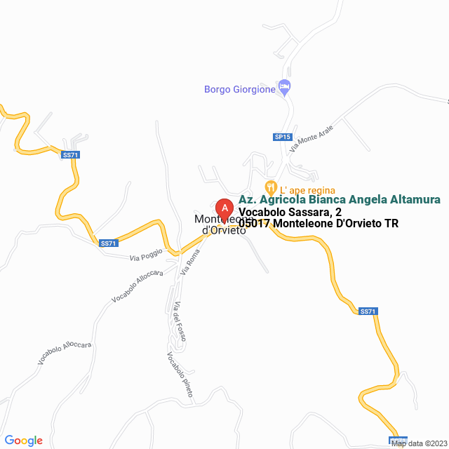 apri la mappa di Az. Agricola Bianca Angela Altamura - Tenuta Altamura