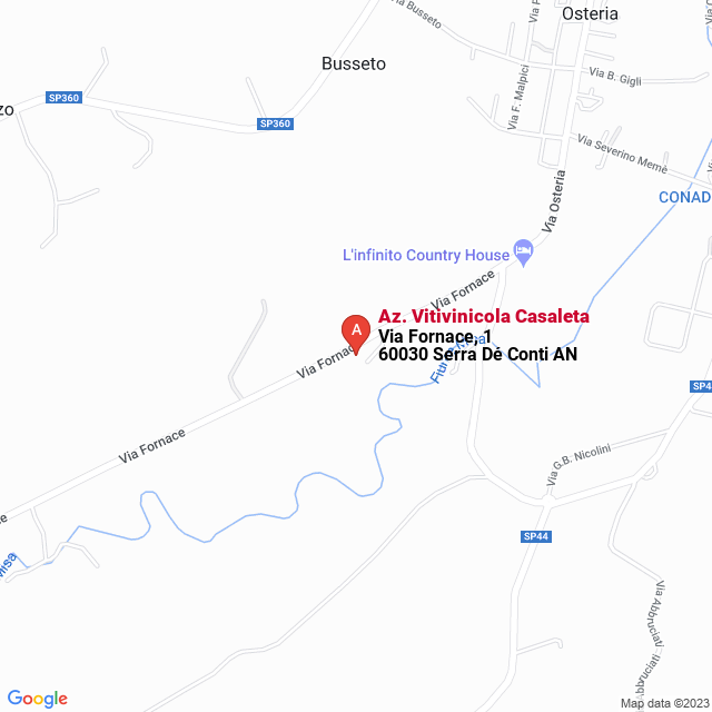 apri la mappa di Az. Vitivinicola Casaleta