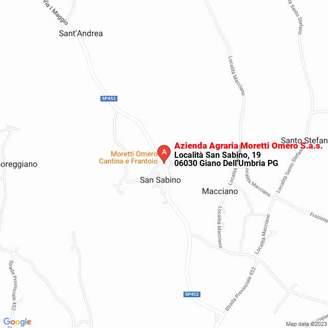 apri la mappa di Azienda Agraria Moretti Omero S.a.s.