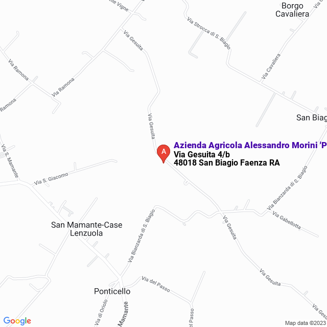 apri la mappa di Azienda Agricola Alessandro Morini ‘Poderi Morini‘