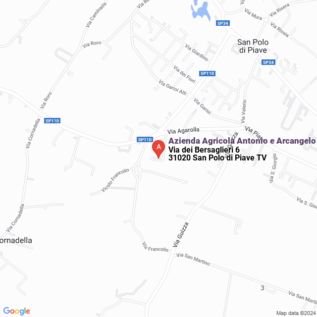 apri la mappa di Azienda Agricola Antonio e Arcangelo ss