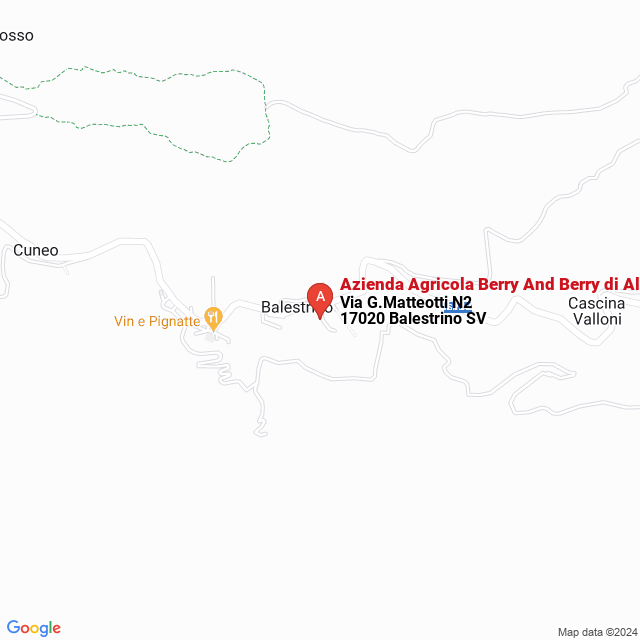 apri la mappa di Azienda Agricola Berry And Berry di Alex Berriolo