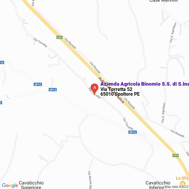 apri la mappa di Azienda Agricola Binomio S.S. di S.Inama & S. di Properzio