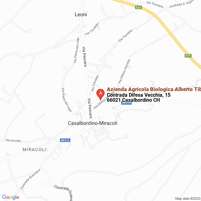 apri la mappa di Azienda Agricola Biologica Alberto Tiberio