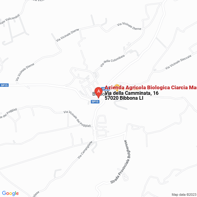 apri la mappa di Azienda Agricola Biologica Ciarcia Massimo