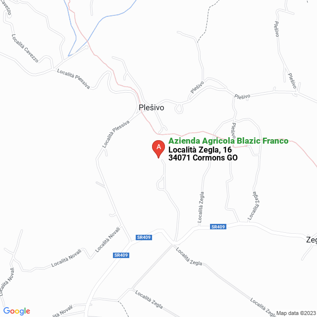 apri la mappa di Azienda Agricola Blazic Franco