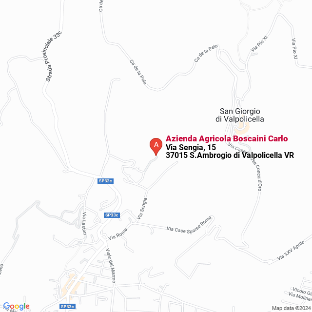 apri la mappa di Azienda Agricola Boscaini Carlo