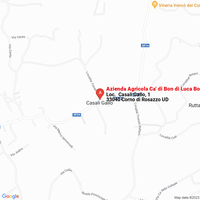 apri la mappa di Azienda Agricola Ca‘ di Bon di Luca Bon