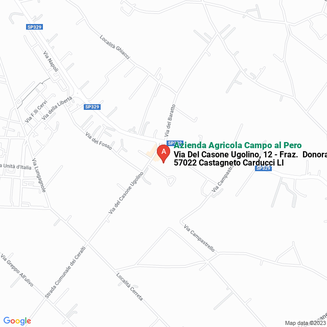 apri la mappa di Azienda Agricola Campo al Pero