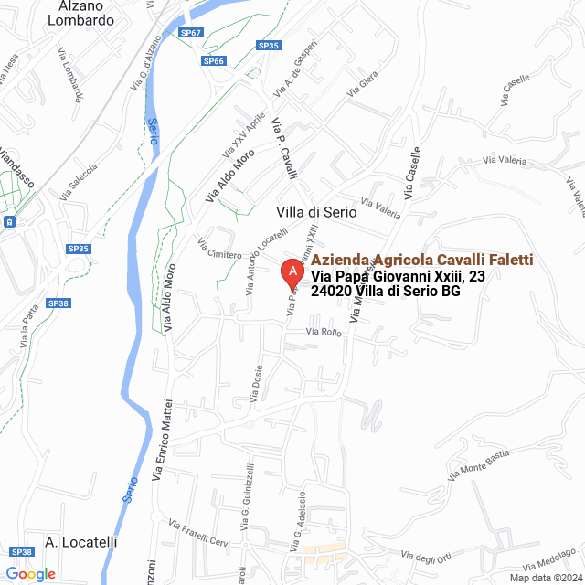 apri la mappa di Azienda Agricola Cavalli Faletti