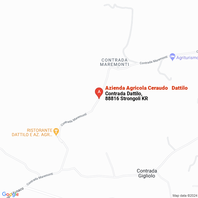 apri la mappa di Azienda Agricola Ceraudo - Dattilo