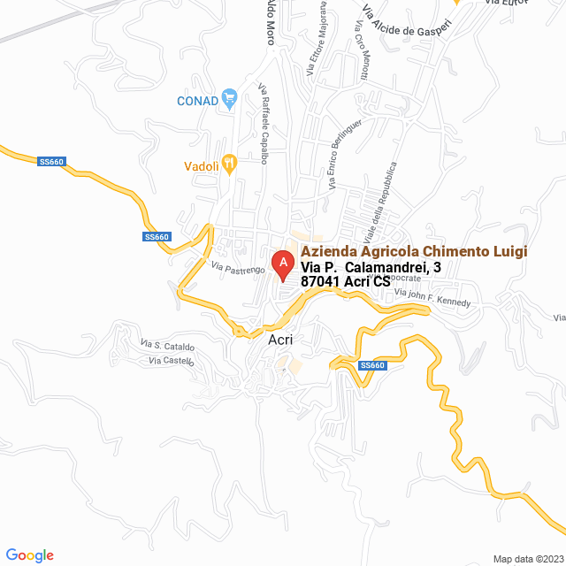 apri la mappa di Azienda Agricola Chimento Luigi