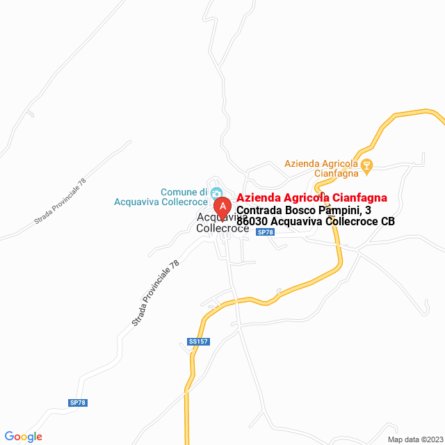 apri la mappa di Azienda Agricola Cianfagna