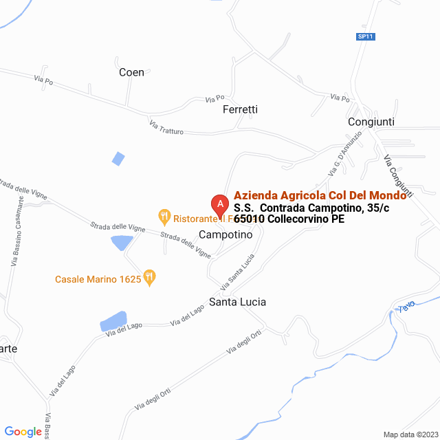 apri la mappa di Azienda Agricola Col Del Mondo