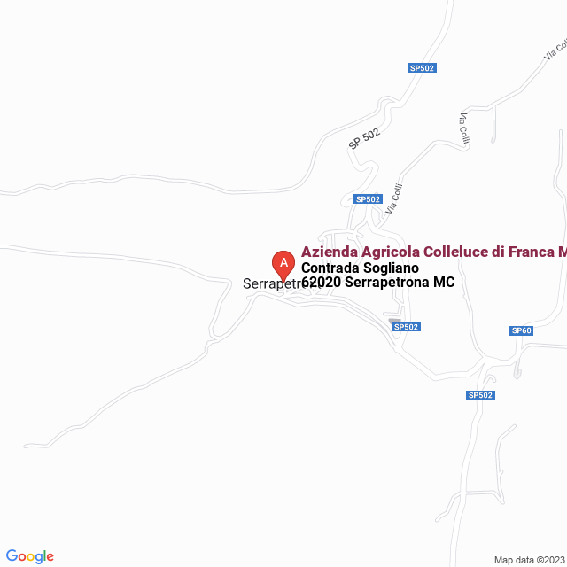 apri la mappa di Azienda Agricola Colleluce di Franca Malavolta