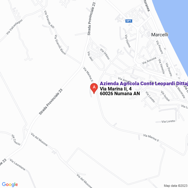 apri la mappa di Azienda Agricola Conte Leopardi Dittajuti