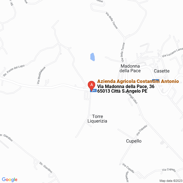 apri la mappa di Azienda Agricola Costantini Antonio