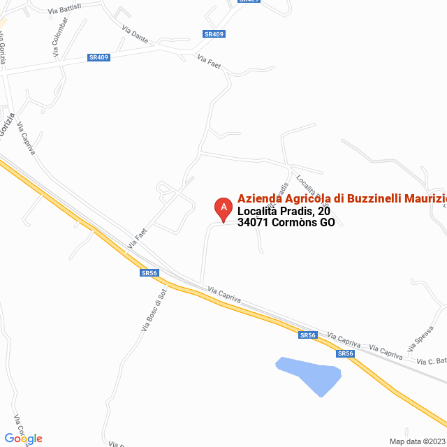 apri la mappa di Azienda Agricola di Buzzinelli Maurizio