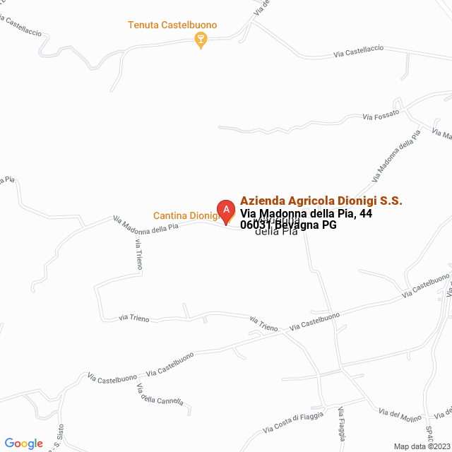 apri la mappa di Azienda Agricola Dionigi S.S.