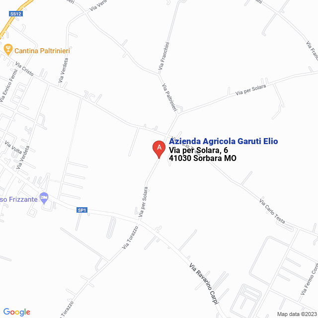 apri la mappa di Azienda Agricola Garuti Elio