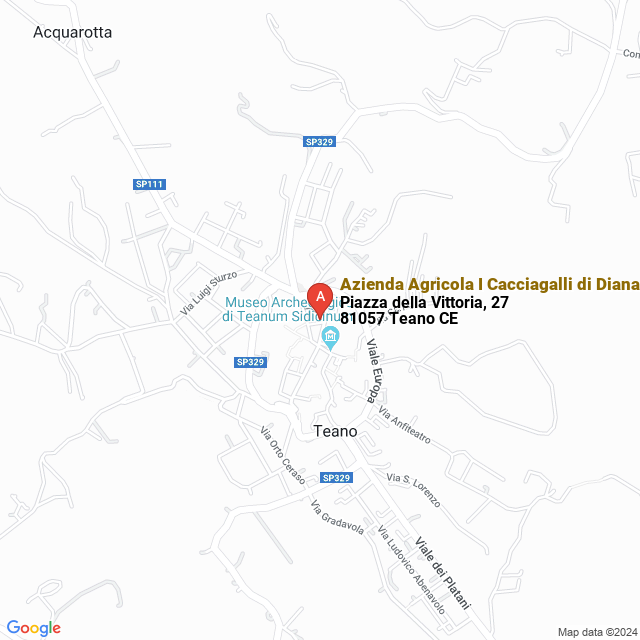 apri la mappa di Azienda Agricola I Cacciagalli di Diana Iannacone