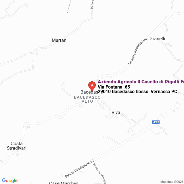 apri la mappa di Azienda Agricola Il Casello di Rigolli Franco