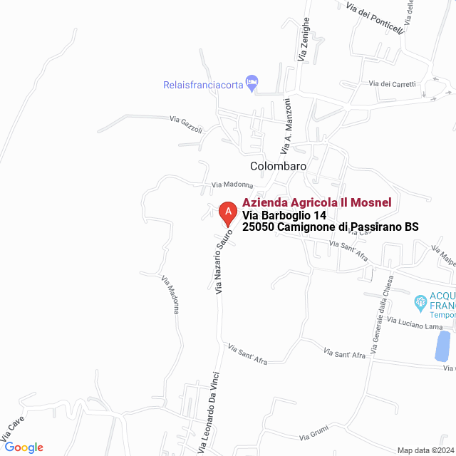 apri la mappa di Azienda Agricola Il Mosnel