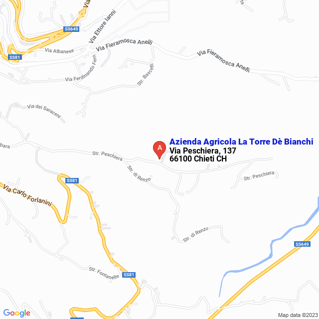 apri la mappa di Azienda Agricola La Torre Dè Bianchi