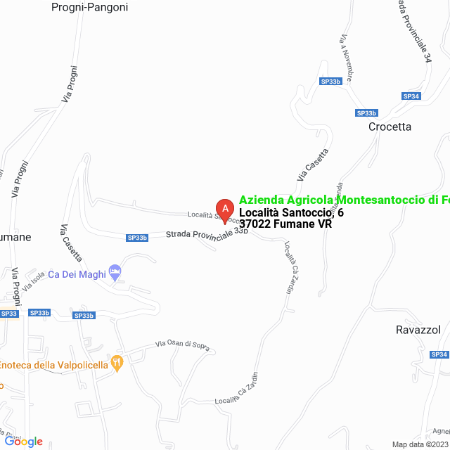 apri la mappa di Azienda Agricola Montesantoccio di Ferrari Nicola