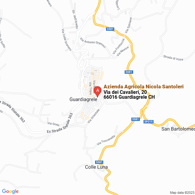 apri la mappa di Azienda Agricola Nicola Santoleri