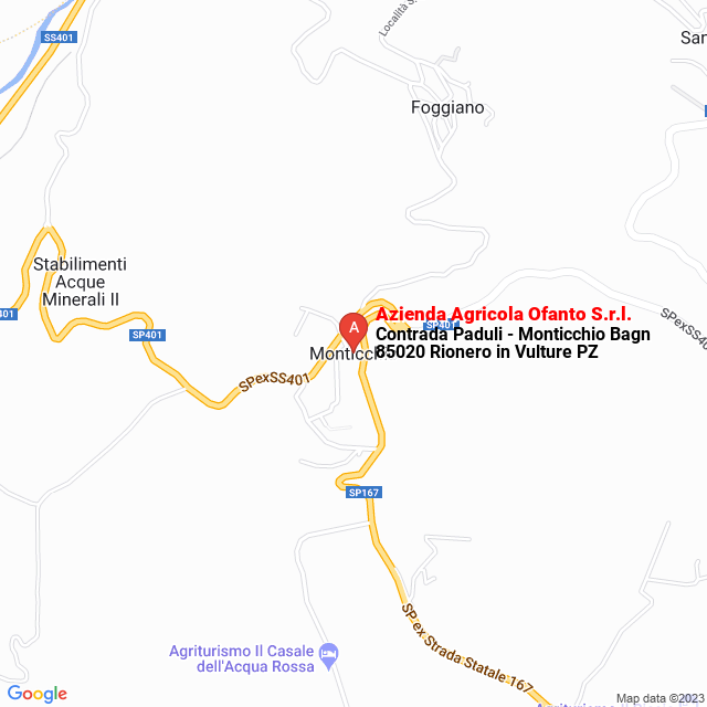 apri la mappa di Azienda Agricola Ofanto S.r.l.