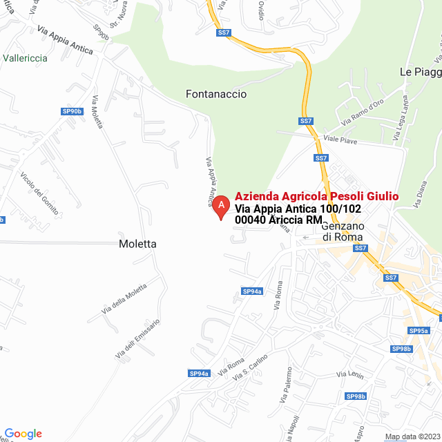 apri la mappa di Azienda Agricola Pesoli Giulio